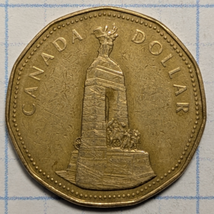 1994 loonie - National War Memorial