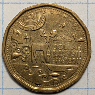 2011 loonie - Parks Canada