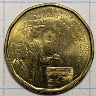 2016 loonie - Women's Suffrage