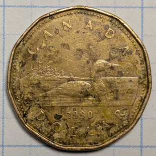 1990 loonie -