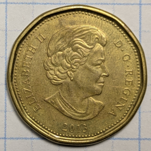 2013 loonie -