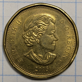 2015 loonie -