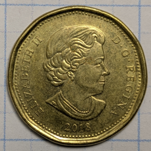 2018 loonie -
