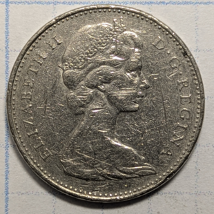 1976 nickel -